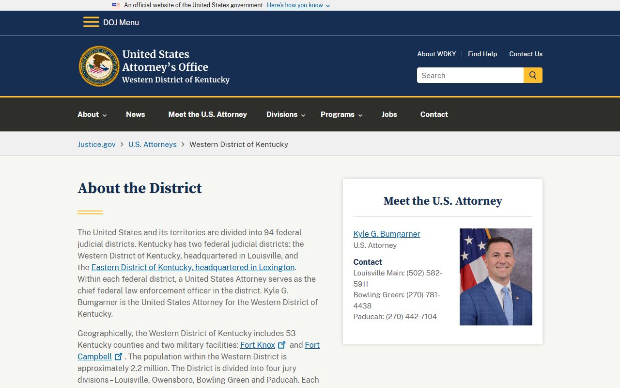 Metcalfe County arrest records and court charges federal prosecutor page