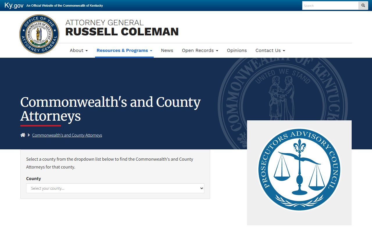 Metcalfe County criminal court records Kentucky prosecutor directory