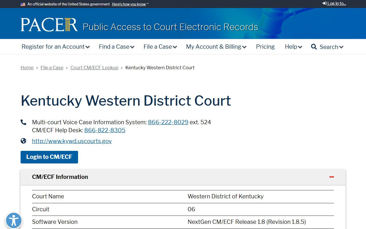 Metcalfe County Circuit Court records and PACER federal court lookup